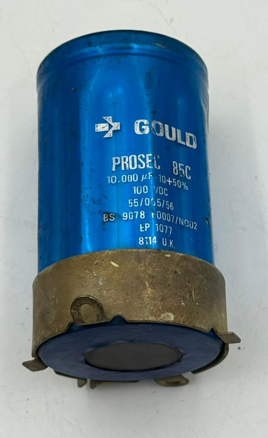 Gould | PROSEC 85C | Capacitor | 100VDC | 10000µF – UK Made1