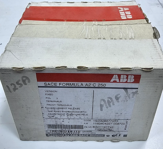 ABB | SACE FORMULA A2 C250 | Circuit Breaker| 125 A | 1SDA066775R11