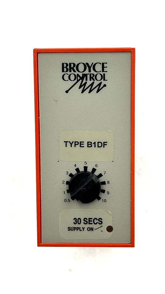 Broyce Control B1DF OnDelay Time Delay Relay – 30 Sec | Made in UK ( 1 pcs )1