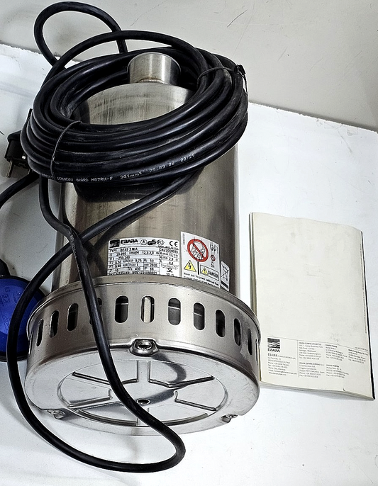 EBARA | BEST 2M A | Submersible Pump | 0.75 HP | 240V | 2800 RPM | Made in Italy1
