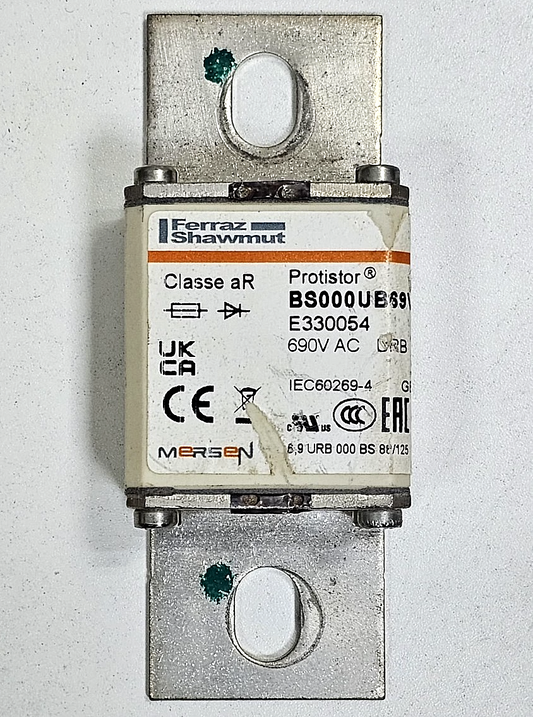 Ferraz Shawmut Protistor | BS000UB69V125 | Fuse | 125A | 690V AC1