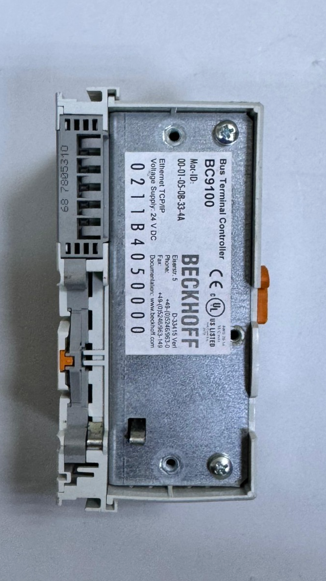 Beckhoff BC9100 Bus Terminal Controller – Ethernet TCP/IP, 24V DC,4