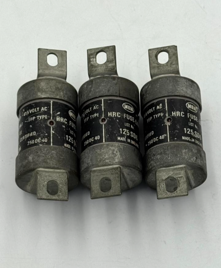 MEM | 125 SD6 | HRC Fuse Link | 125 A | Made in UK ( 1 Pcs )9