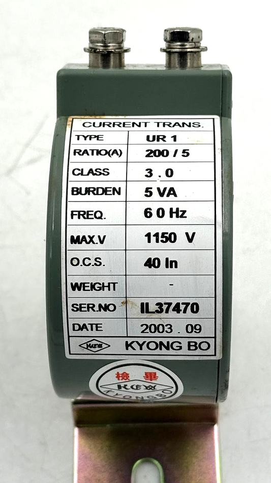 Kyong Bo UR‑1 Current Transformer1