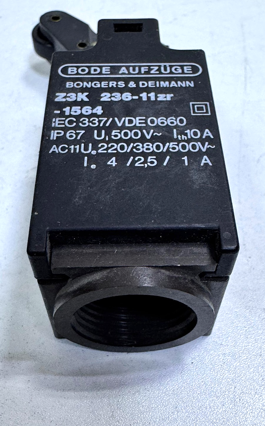 BODE AUFZÜGE | Z3K 23611ZR | Industrial Switch | 10A6