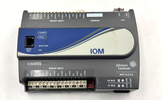 Johnson Controls Metasys IOM3721 MS IOM3721 0 Input Output Expansion Module1