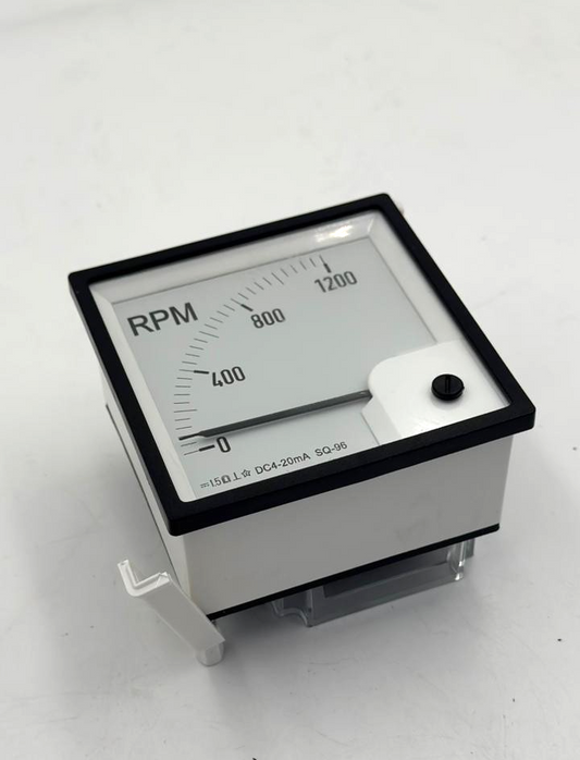 SQ96 RPM Panel Meter | 01200 RPM | DC 420mA Input | Class 1.51