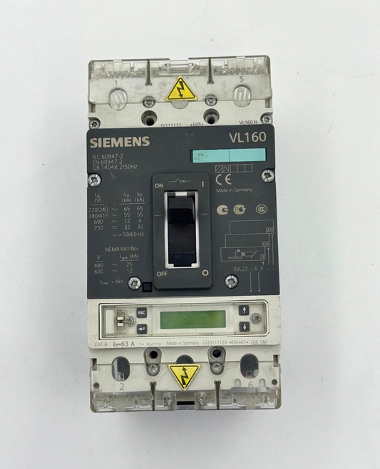 Siemens VL160 MCCB |Circuit Breaker | Made in Germany1