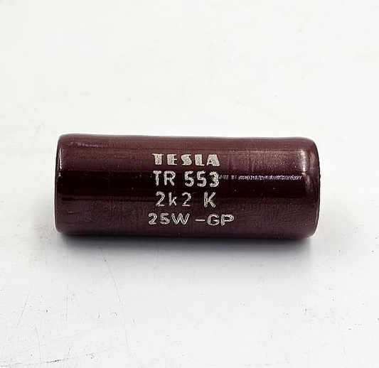 Tesla TR 553 Wirewound Resistor 25 Watt ( 1 pcs )1