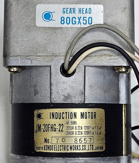 Kondo Electronic | IM20FHG22 Induction Motor | Made in Japan1