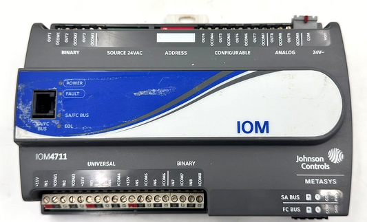 Johnson Controls Metasys IOM4711 MS IOM4711 0 | Input Output Module 1