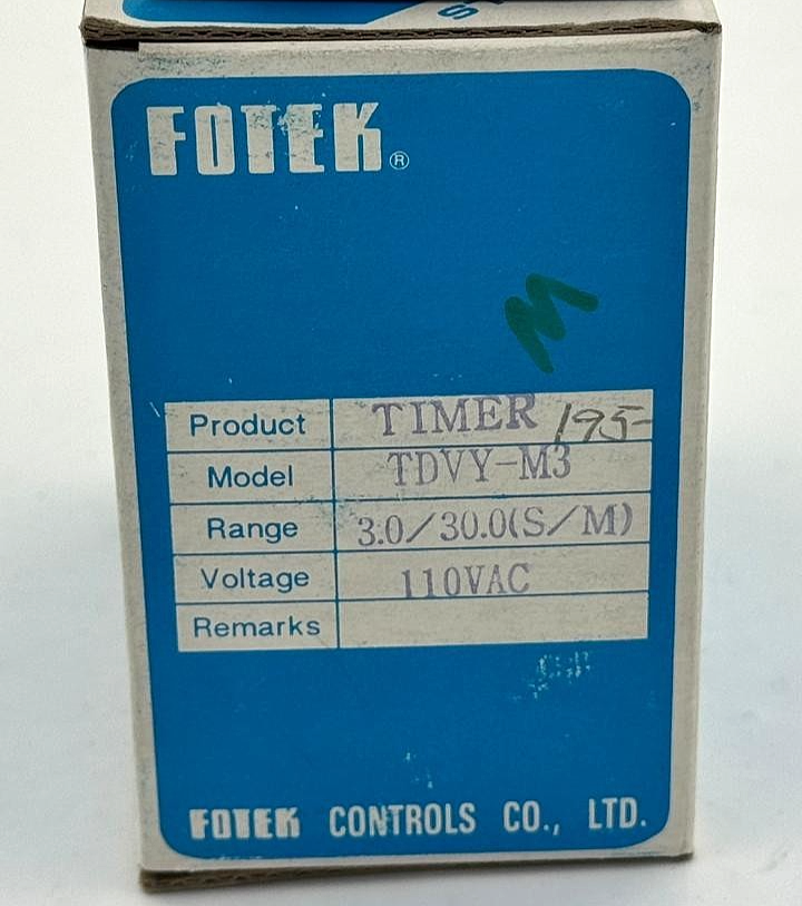 Fotek TDVYM3 | 110 VAC | Twin Timer Relay | Made in Taiwan7