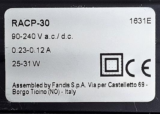 Fandis RACP30 | AntiCondensation Panel Heater | 90240V | 0.230.12A | 2531W1
