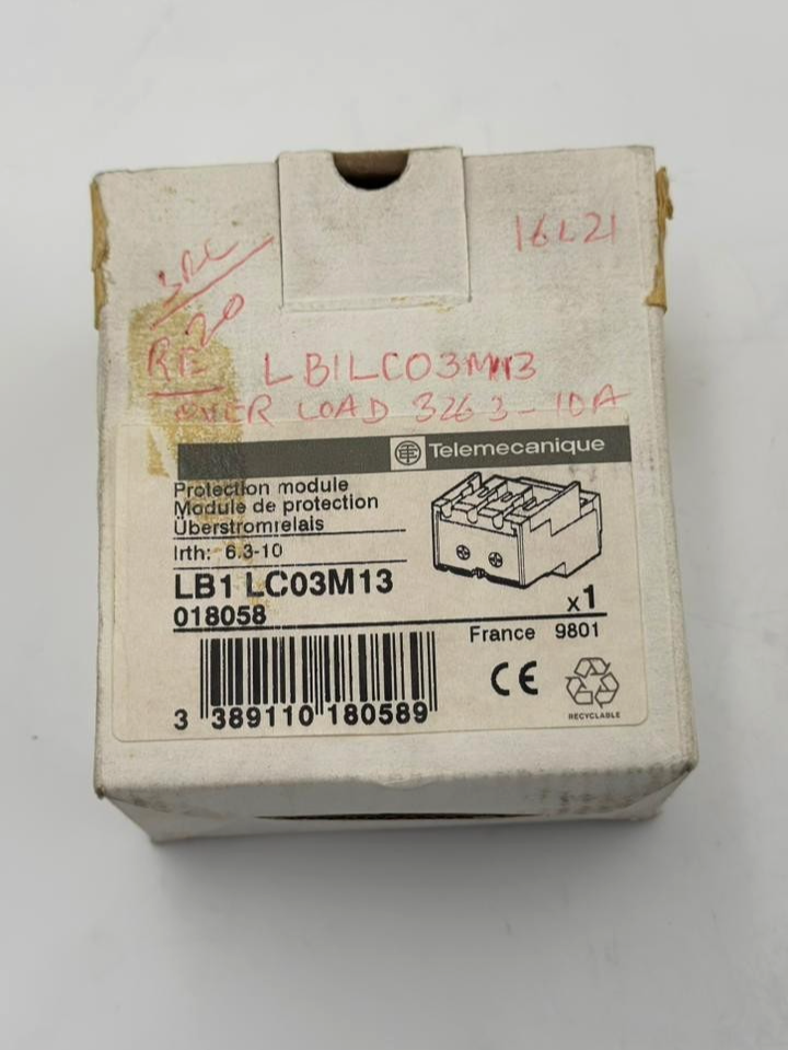 Telemecanique LB1LC03M13 Overcurrent Protection Module | 10A | Made in France9