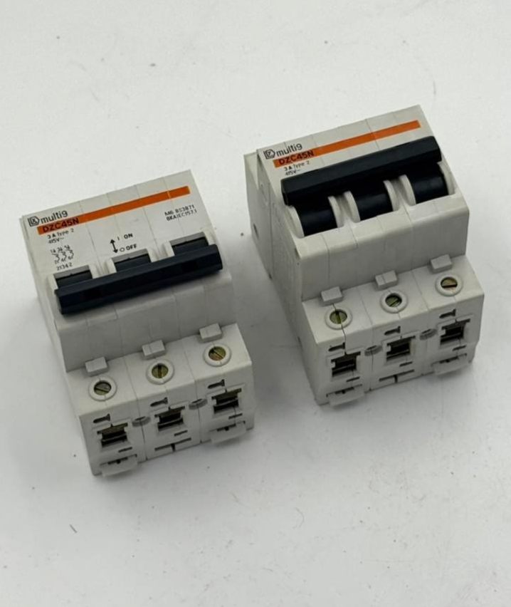Multi 9 | DZC45N Circuit Breaker | 3A (1 pcs )8