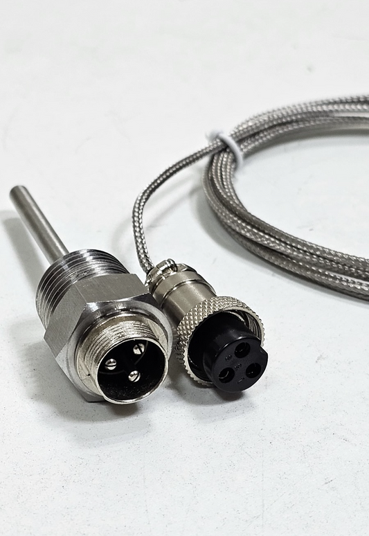 PT100 | Thermocouple Sensor | 5mm Probe | 52mm Length | 2m Wire | 8 mm Thread1