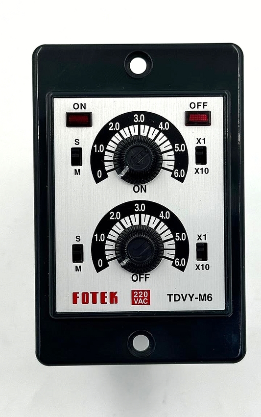 Fotek TDVYM6220V Twin Timer Relay | 220VAC | Made in Taiwan1