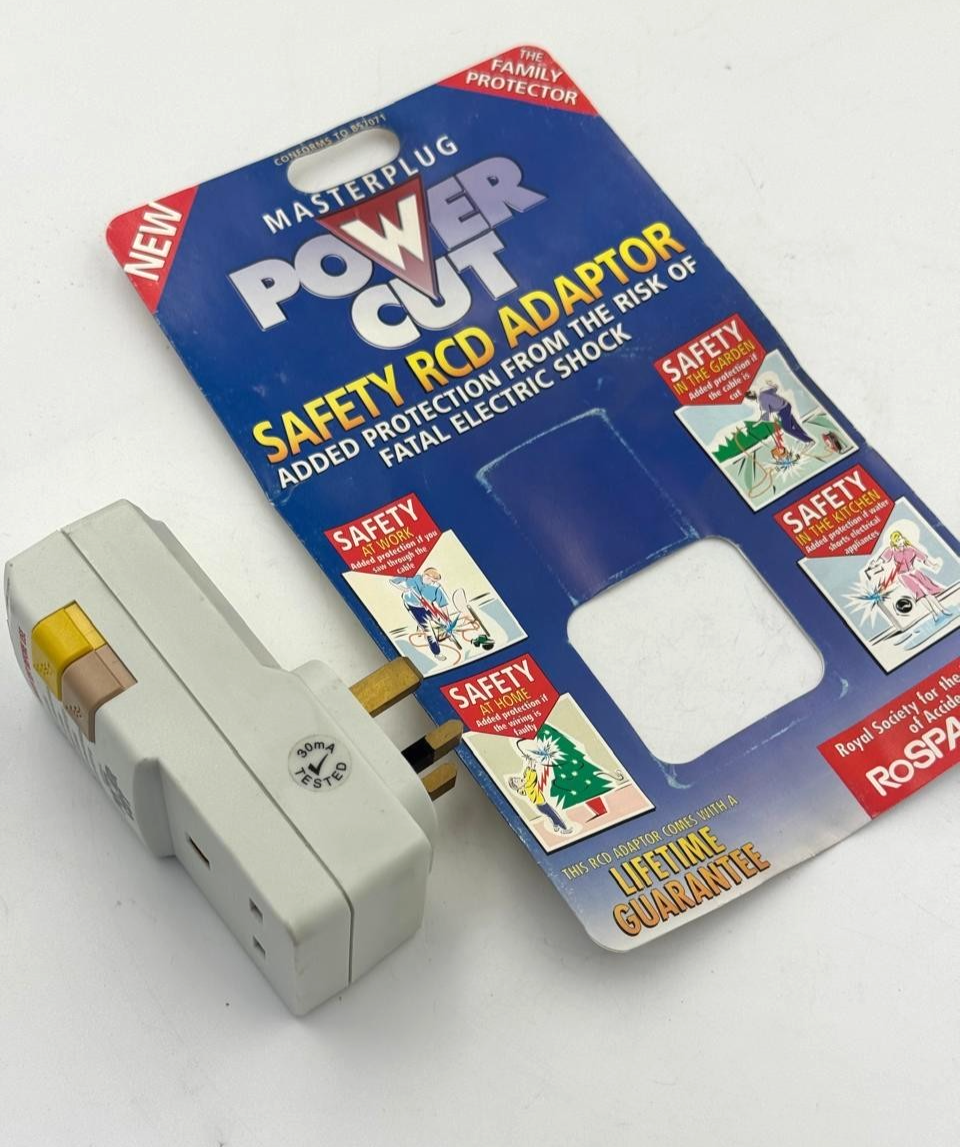 Masterplug | ARCD | RCD Safety Adaptor | 13A 230V AC | 30mA Trip6