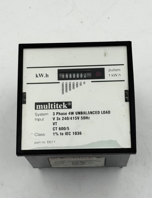 Multitek M600WM9 3Phase kWh Transducer | 240V - saleem al tamimi electric equipment trading co llc-UAE
