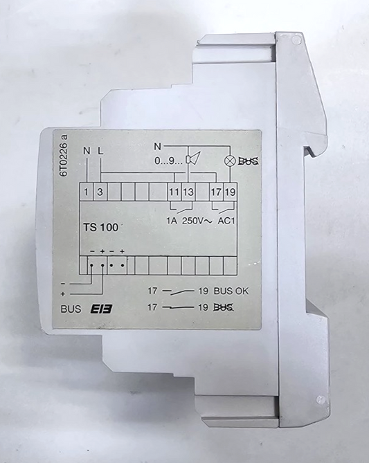 Hager TS100 Configuration Unit & Power Supply | DIN Rail Mount | Made in France1