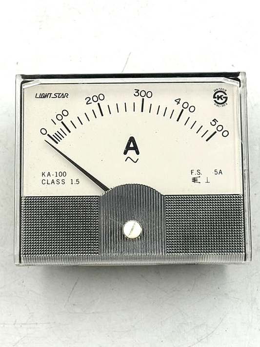 Light Star KA100 Analog AC Ammeter 0–500A | ( 1 pcs )1