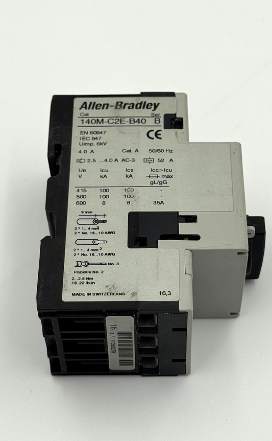 AllenBradley | 140MC2EB40 | Motor Protection Circuit Breaker | 4.0 A1