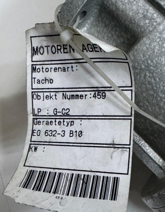Motorenlager Tacho Motor EG 6323 B10 – 30VDC, 1000 min⁻¹,1