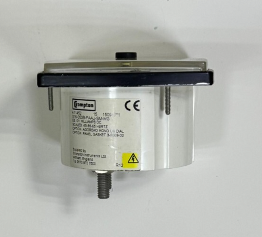 Crompton 016053BFAAJSMMG Frequency Meter – 45–65 Hz, Milliamp DC Input,1