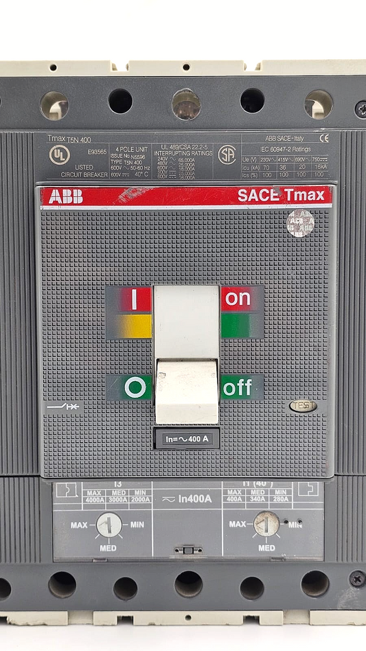 ABB SACE Tmax T5 Molded Case Circuit Breaker 400A - saleem al tamimi electric equipment trading co llc-UAE