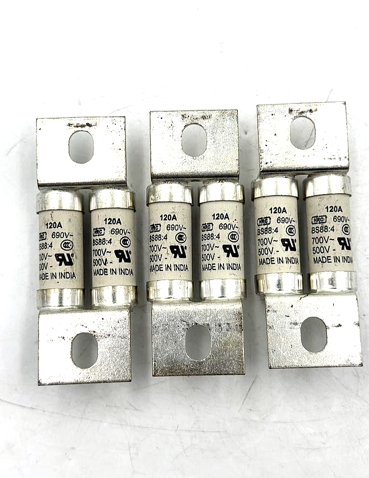 Cooper Bussmann 120FEE Fuse 120A 690V | Made in India ( Pack of 3) - saleem al tamimi electric equipment trading co llc-UAE
