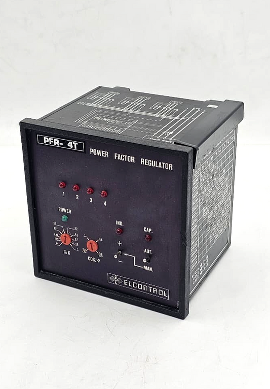 Elcontrol PFR-4T Power Factor Regulator Automatic Capacitor Controller - saleem al tamimi electric equipment trading co llc-UAE