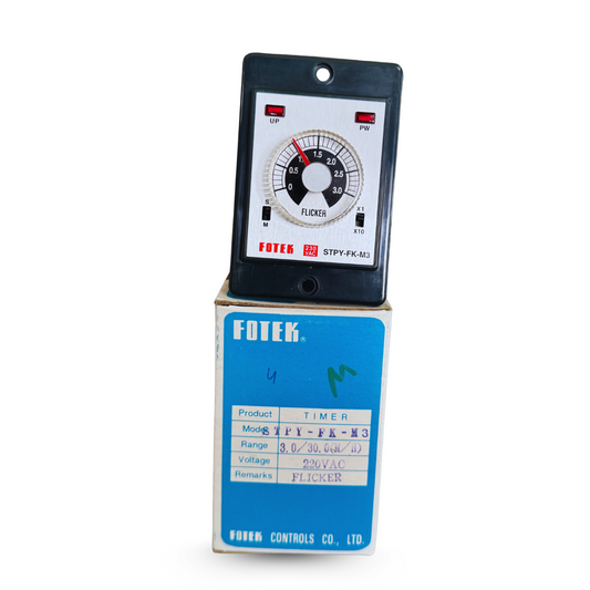 Fotek STPYFKM3 Delay Timer (230VAC) – HighPrecision Flicker Relay Timer - saleem al tamimi electric equipment trading co llc-UAE