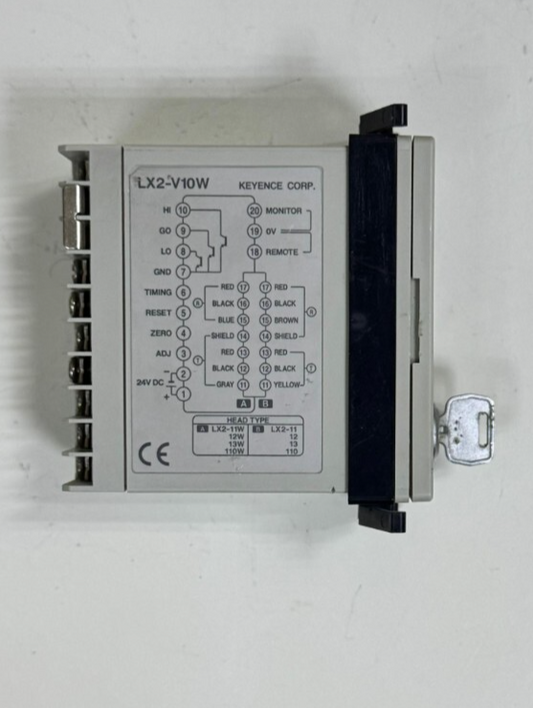 KEYENCE LX2V10W Laser Displacement Sensor Controller – 24V DC - saleem al tamimi electric equipment trading co llc-UAE