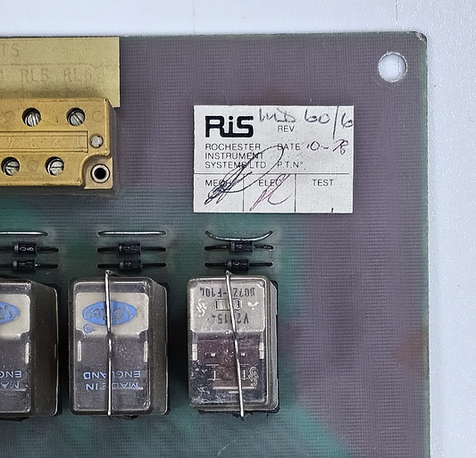 RIS RLY 20528/1 Relay Board | Industrial Control Module - saleem al tamimi electric equipment trading co llc-UAE