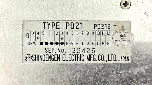 Shindengen PD21B Power Supply Unit | Made in Japan - saleem al tamimi electric equipment trading co llc-UAE