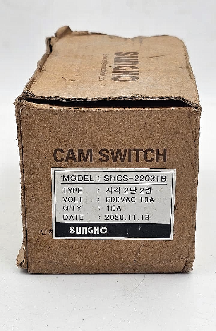 Sungho SHCS2203TB Cam Switch | 600VAC, 10A - saleem al tamimi electric equipment trading co llc-UAE