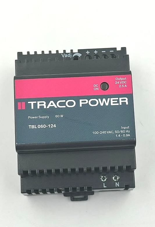TRACO POWER TBL 060 124 Power Supply 24Vdc | 2.5 A - saleem al tamimi electric equipment trading co llc-UAE