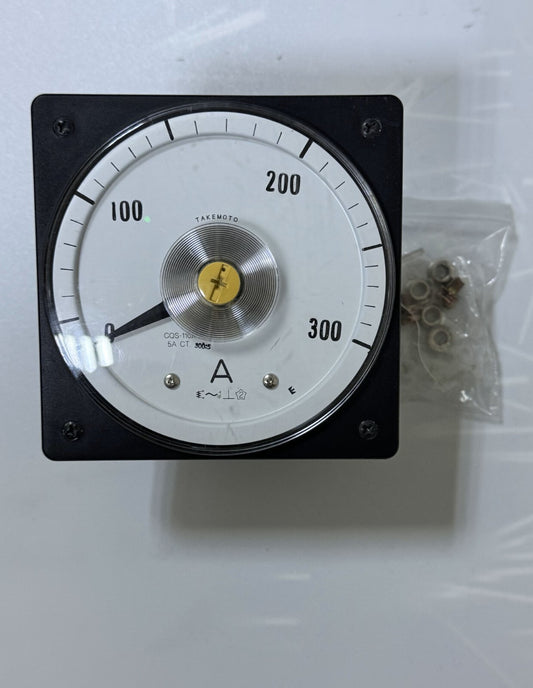 Take Moto CQS 110A AC Ammeter | 0 300A via 5A CT | Analog Panel Meter NOF0907 - saleem al tamimi electric equipment trading co llc-UAE