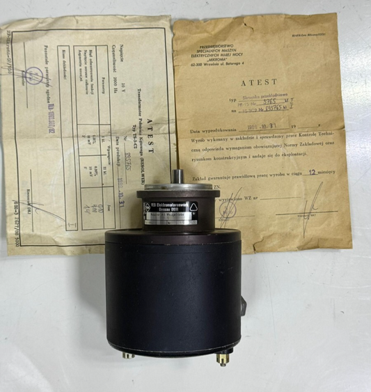 VEB Elektromotorenwerk Dessau Resolver with Measuring Gear | Type 1969.2Germany - saleem al tamimi electric equipment trading co llc-UAE