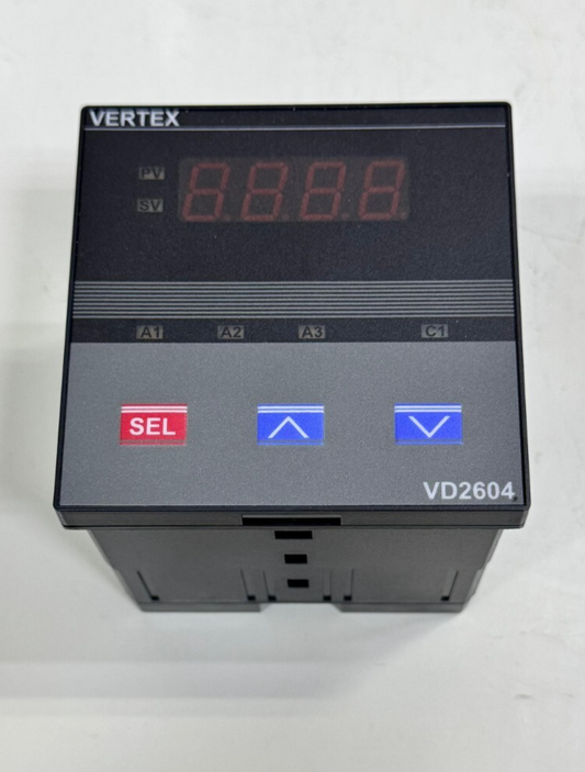 Vertex VD2604 Temperature Controller | Thermocouple Input | Relay Output - saleem al tamimi electric equipment trading co llc-UAE