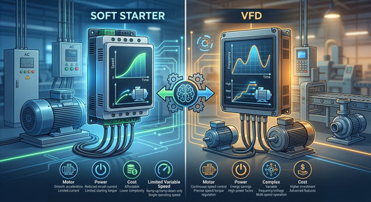 VFD vs Soft Starter: Choose the Right Motor Control Solution