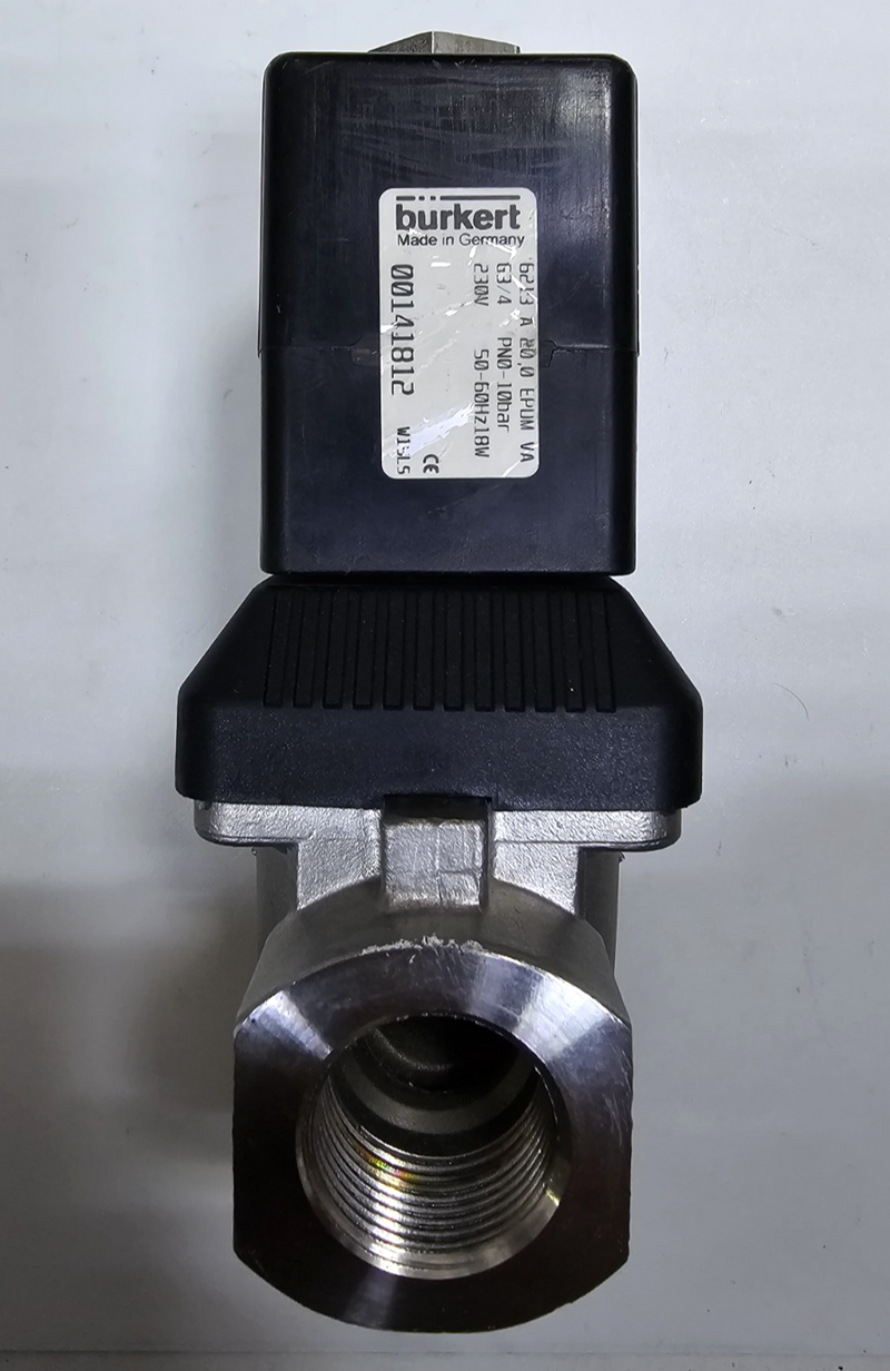 Burkert 00141812 – Solenoid Valve | 230V AC | 10 Bar | 50/60Hz | 18W | Germany0
