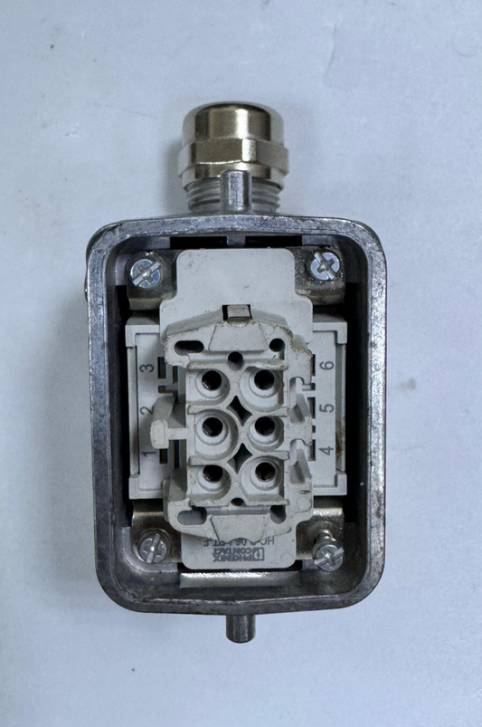 Phoenix Contact HCB 06IPTF HeavyDuty Industrial Connector Insert – 6Pin,1