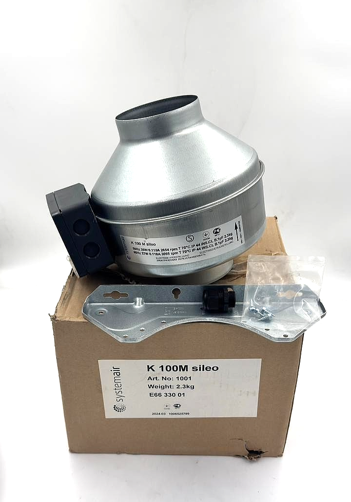 Systemair K 100M Sileo Circular Duct Fan0