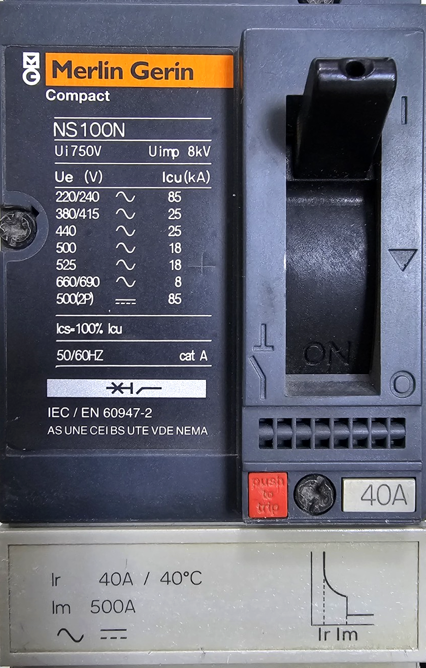Merlin Gerin Compact NS100N Circuit Breaker | 40A |Fast Shipping1