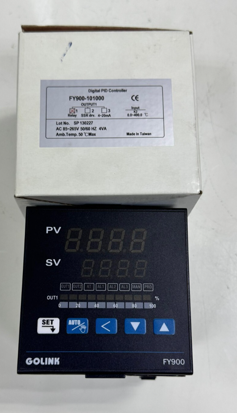 Golink FY900101000 Digital PID Temperature Controller | K2 Input 0.0–400.0°C0