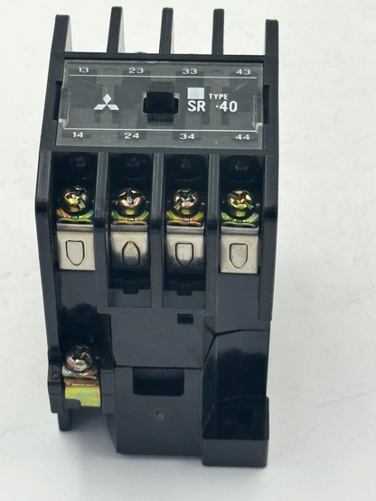 Mitsubishi Electric SR40 Contactor Relay | 220V Coil | Made in Japan ( 1 pcs)3