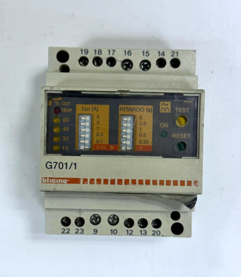 Bticino G701/1 Earth leakage Relay | Made in Italy0