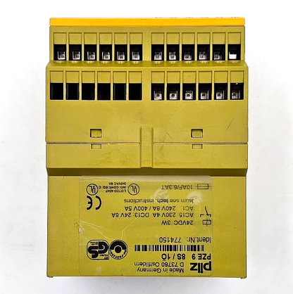 (1 Piece) Pilz PZE 9 774150 | Safety Relay | 24 VDC | Made in Germany2