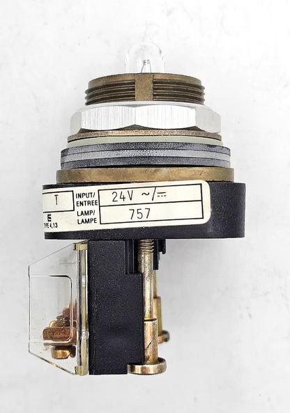 AllenBradley 800TQ24 White Illuminated Pilot Light | 24 V5
